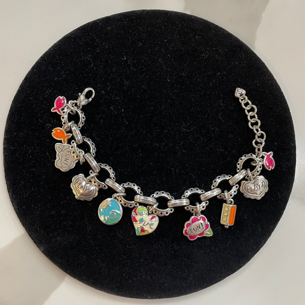Brighton FUN PLAY LOVE Charm Bracelet